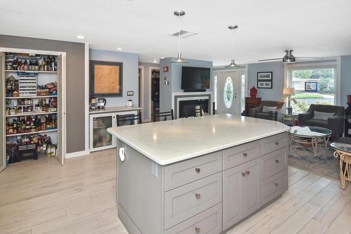 Kitchen with pantry closet
