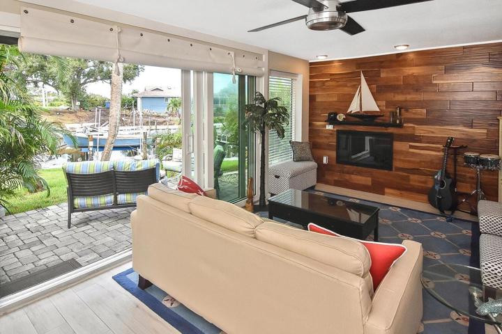 Den to patio