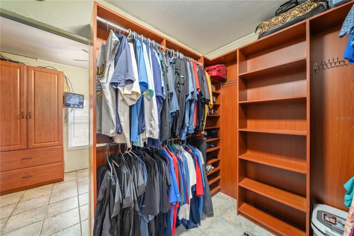 Primary Walk-in Closet
