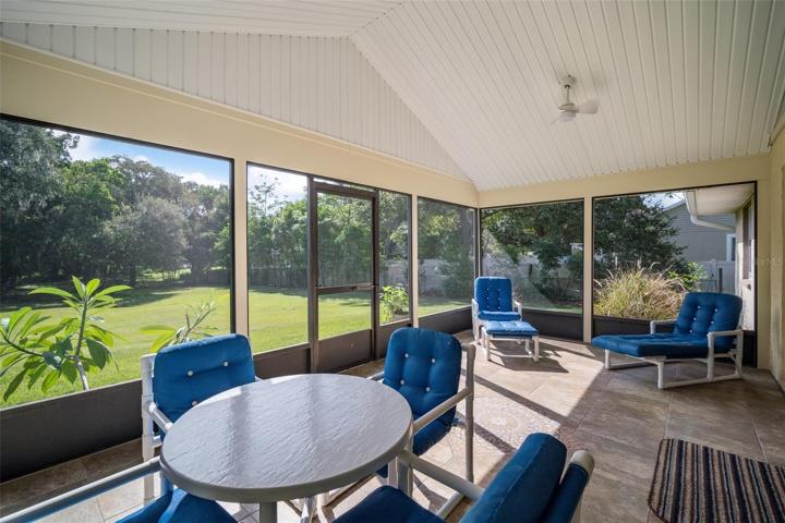 enclosed and covered lanai