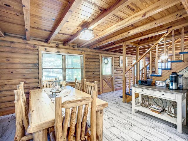 Dining room large enough for a coffee bar, a dining hutch, or extra seating!