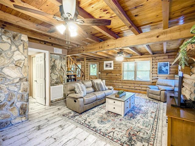 Secondary Full bathroom is downstairs off the large 23 ft. long family room.