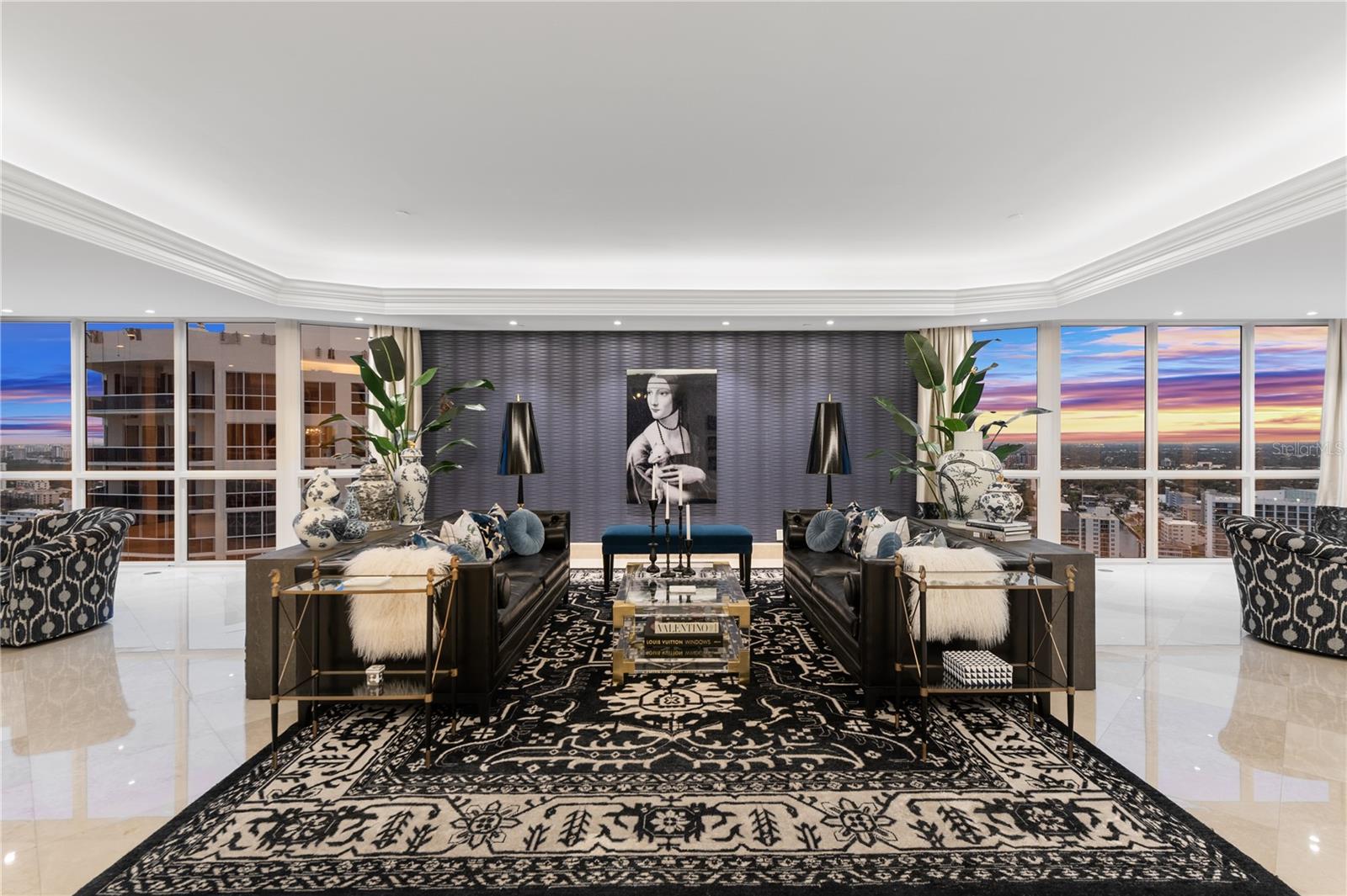 Living room - sunset