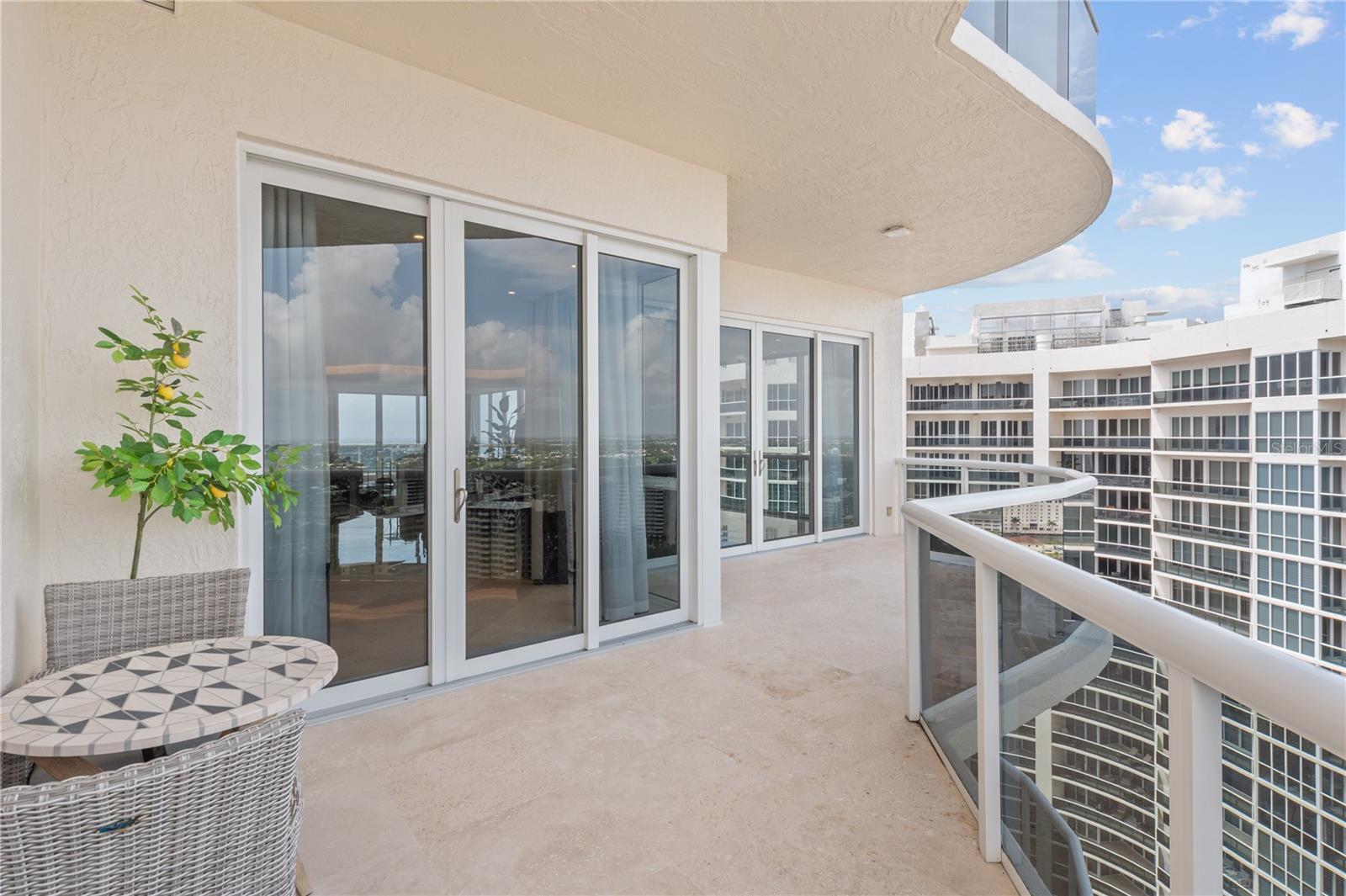 Balcony - north side of living room