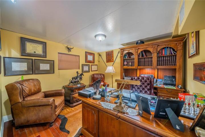 Main private docotor's office located in the rear of build