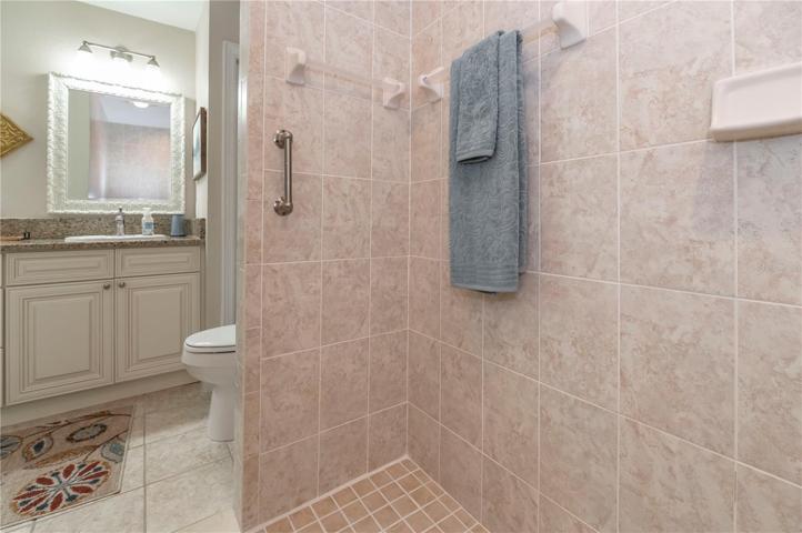Tile throughout