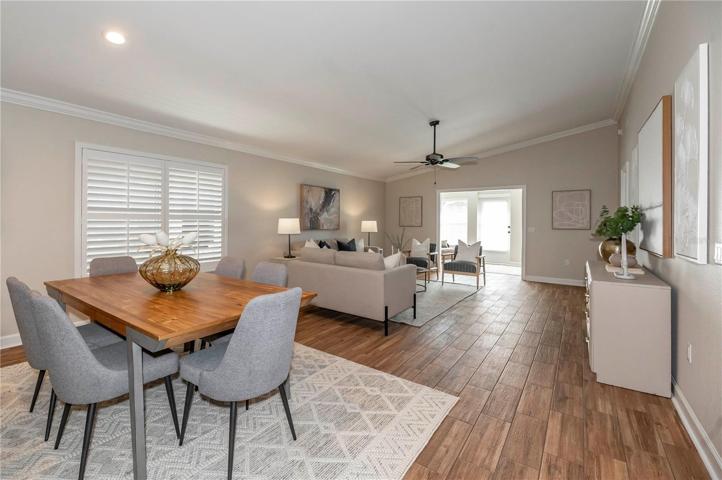 Open Dining and Living