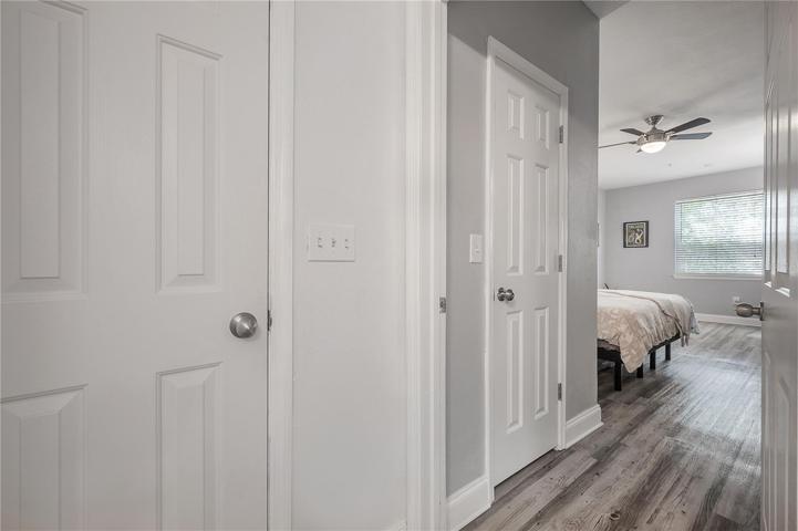 Two walk-in closets.