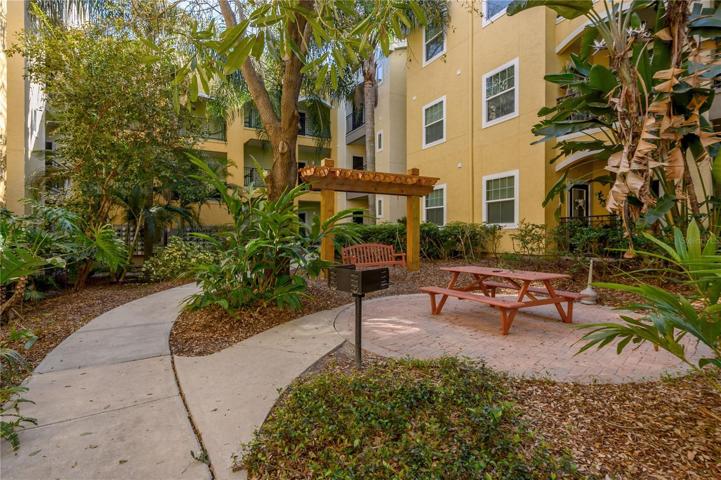 Grills available in courtyards