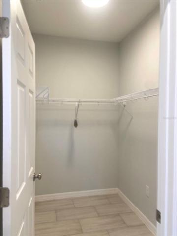 In suite master walk-in closet