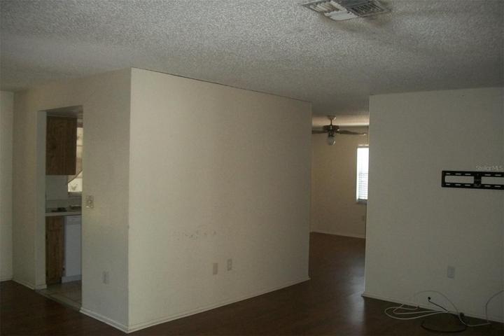 Standing in Living Room looking into Family room