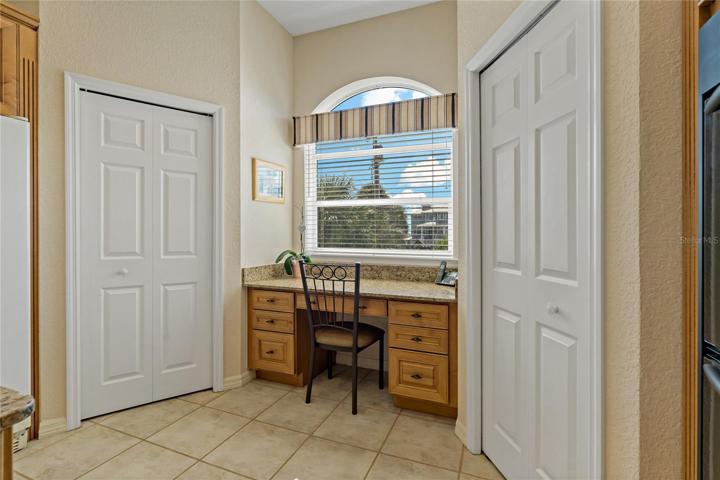 BUILT IN DESK IN THE KITCHEN ~ WITH VIEWS OF THE GULF!