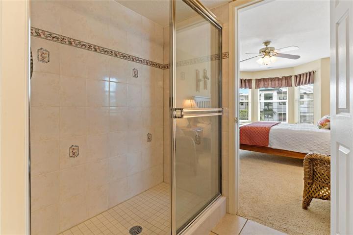 WALK IN SHOWER IN THE GUEST JACK-N-JILL BATHROOM BETWEEN BEDROOM #2 & #3!