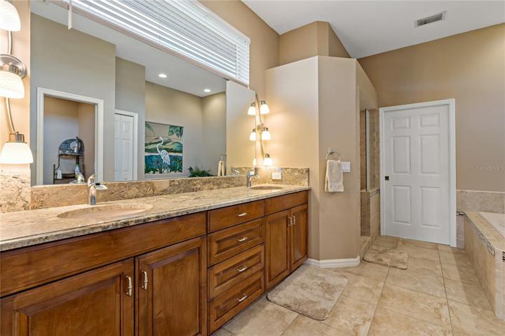 PRIMARY BATHROOM ~ WITH HUGE WALK-IN CLOSET!