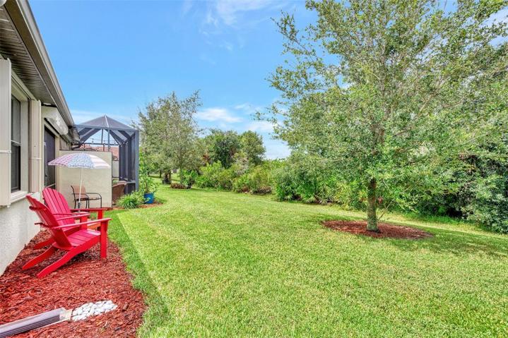 Enjoy the outdoors. HOA maintains the lawns.