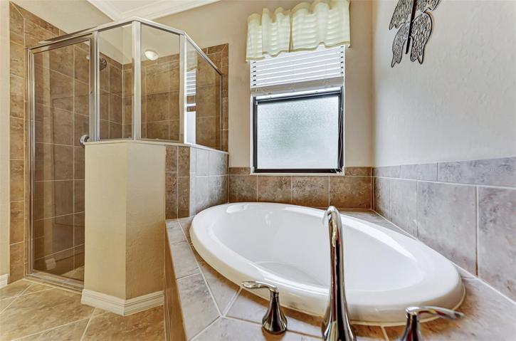 Enjoy a soak in the Garden Tub.