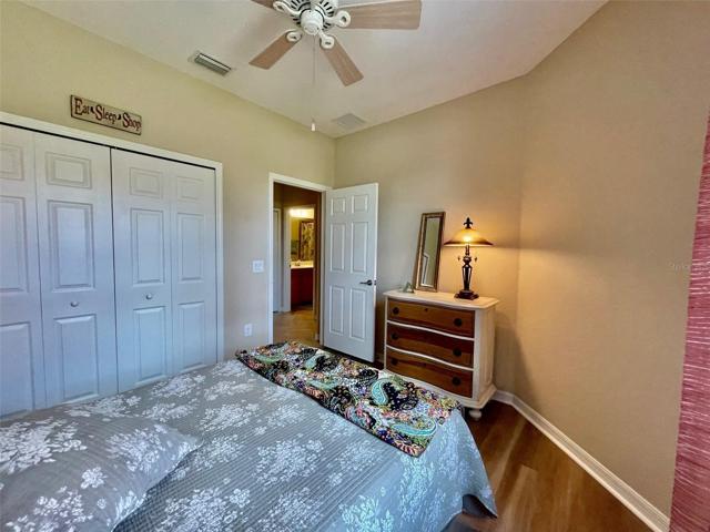 Good size closet and Guest Room is split from Master Bedroom for Privacy.
