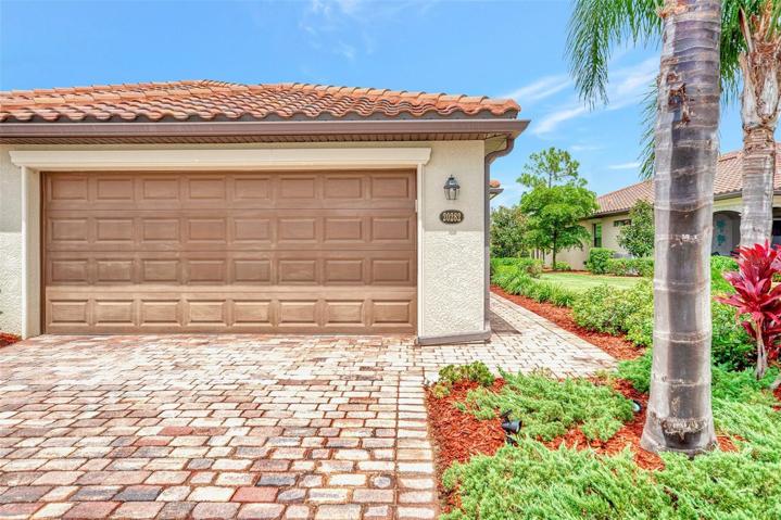 HOA is due to paint the garage door and villa exterior.