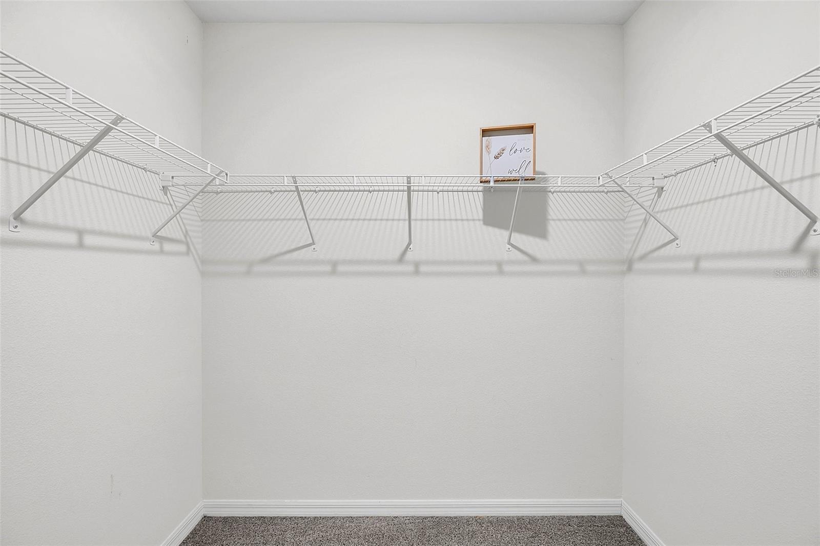 Owners closet - one of two walk-in closets!