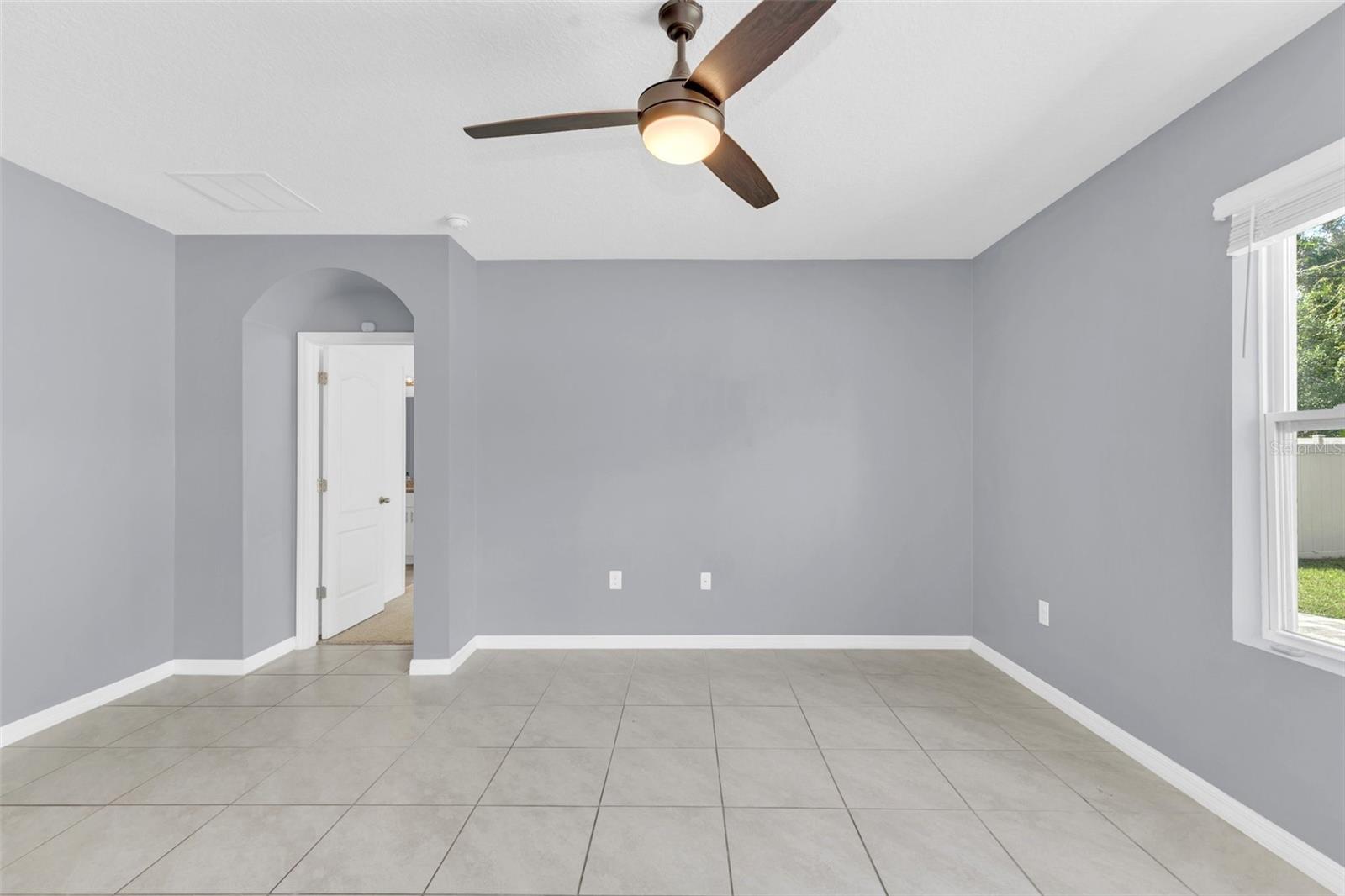 Family room - entry to owners suite