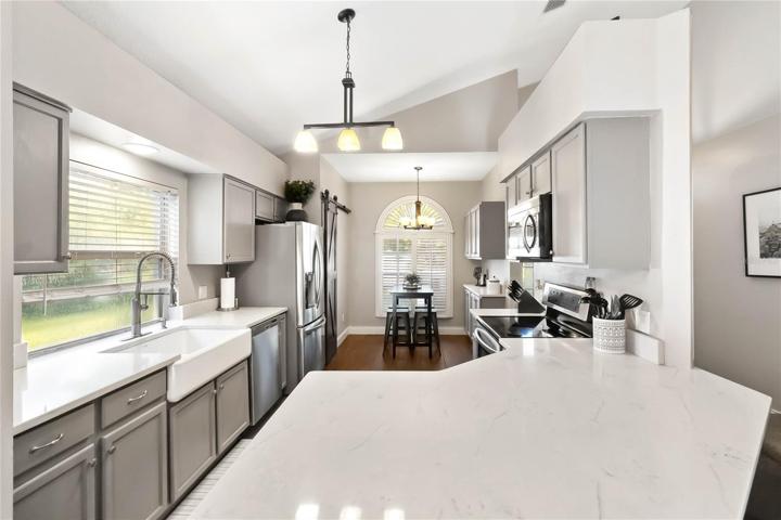 Large window over the sink