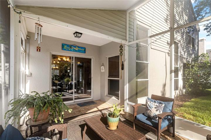 Patio off the dining area