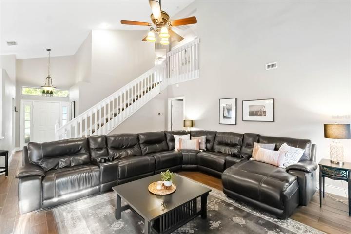 Plenty of room to entertain in this large living space