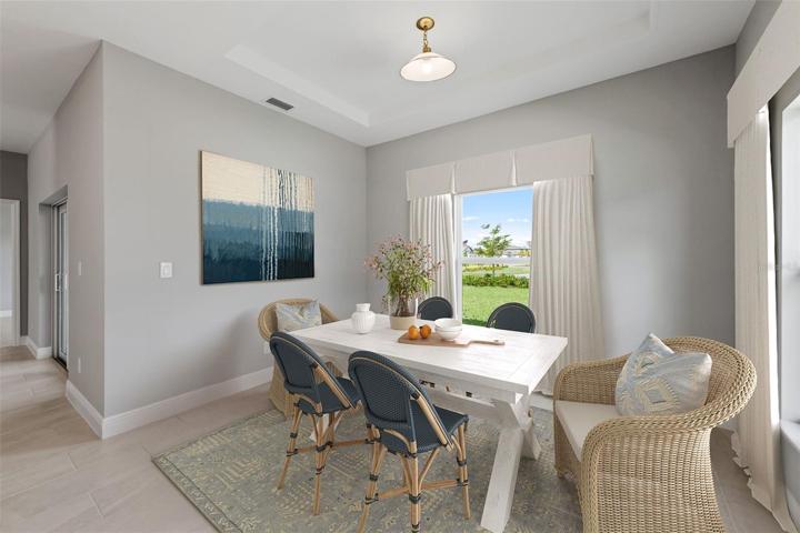 DINING ROOM *DISCLAIMER: Renderings, Photos, Virtual Tours are of like model and are used for display purpose only, actual property may vary.
