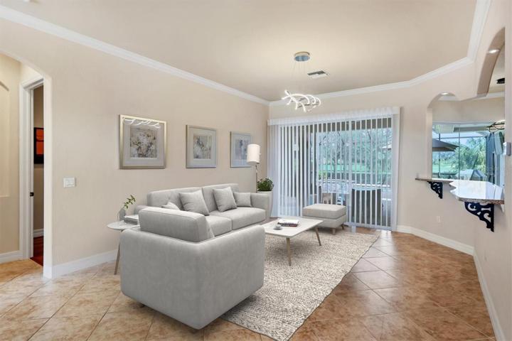 Virtually Staged Living Room