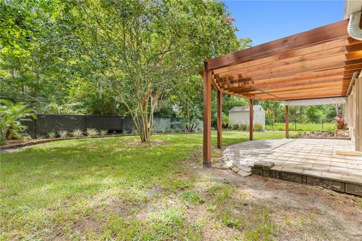 Silt fence privacy chain link fence and SHED
