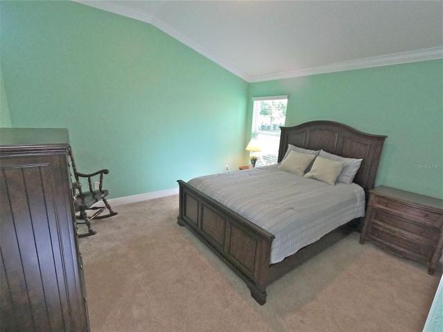 Bedroom 2 has plenty of room for a queen bed for guests.