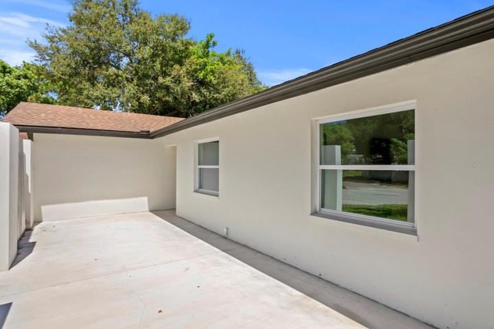 Front Patio offers a courtyard like outdoor space to enjoy