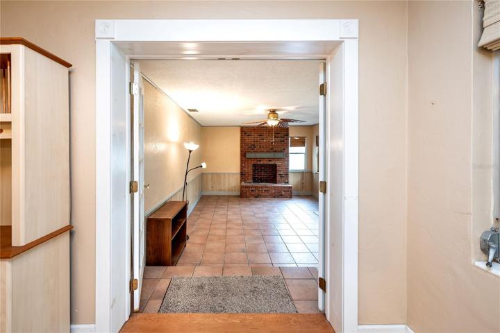 view into family room