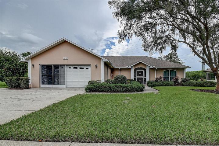 Expansive front lawn