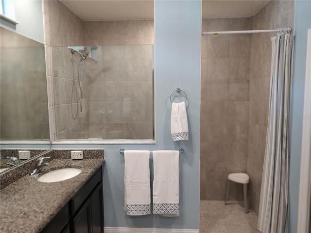 Master shower