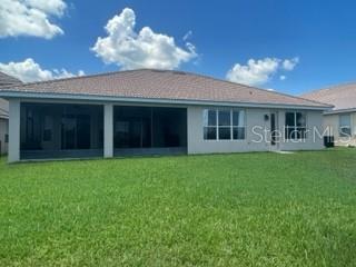 rear of home
