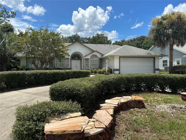 House Front View with circle driveway
