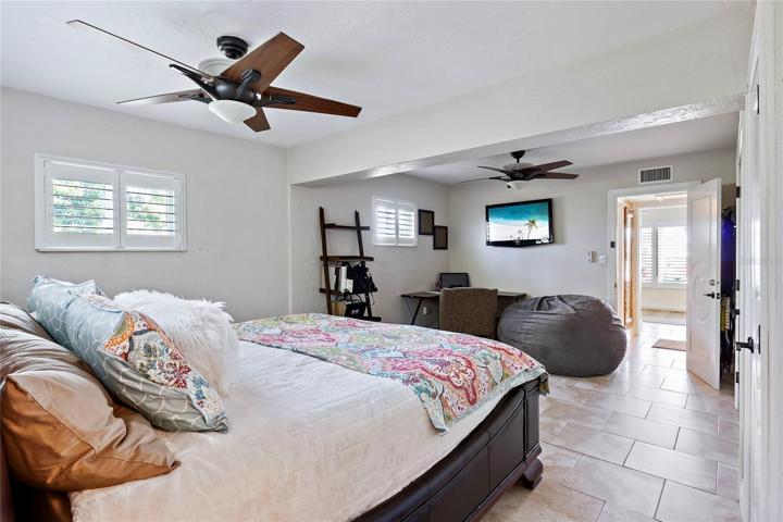 DOUBLE sized bedroom with double the closet space!