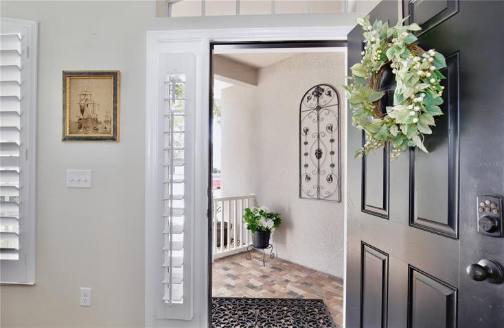 View as you leave from front door