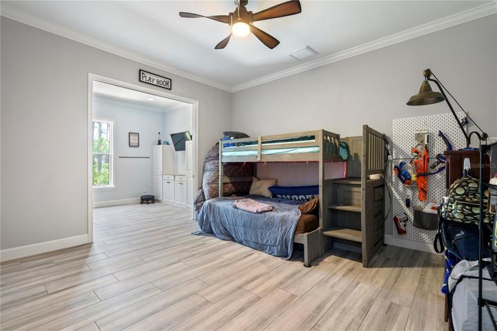2nd bedroom with attached activity room