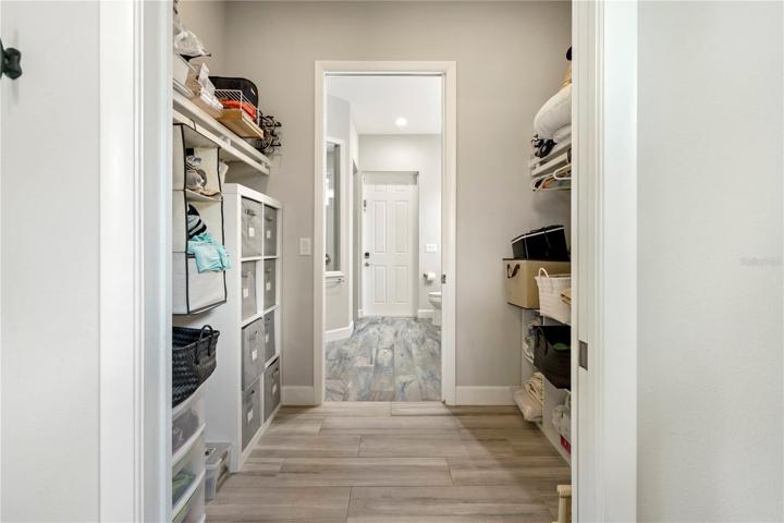 walk-thru closet mother in law suite