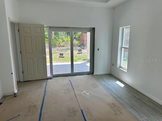 primary Bedroom with sliders