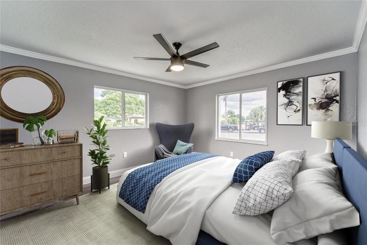 Second Bedroom * Virtually Staged