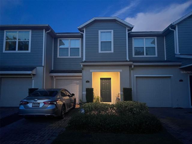 Exterior front with garage