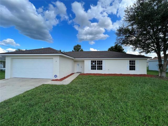 Front view of the property facing West