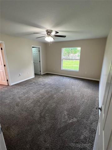 Master Bedroom with walk-in Closet