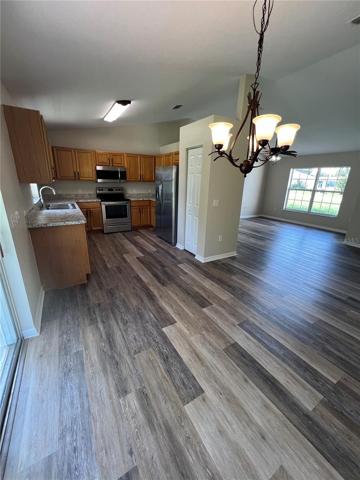 Kitchen view from the Dining Area