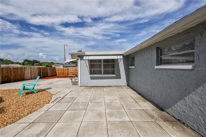 SPACIOUS REAR FENCED YARD