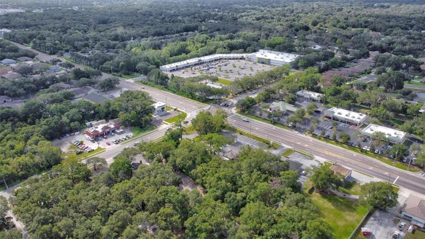Aerial overlooking Bloomingdale