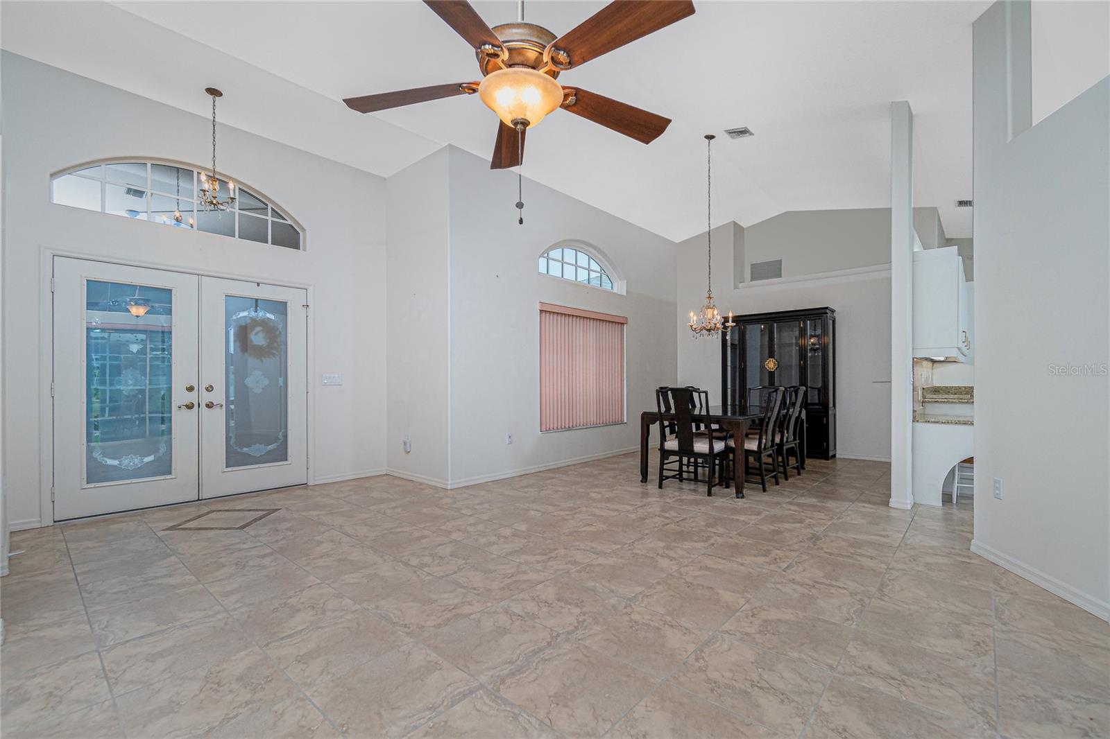 Just inside the foyer is the separate dining room.